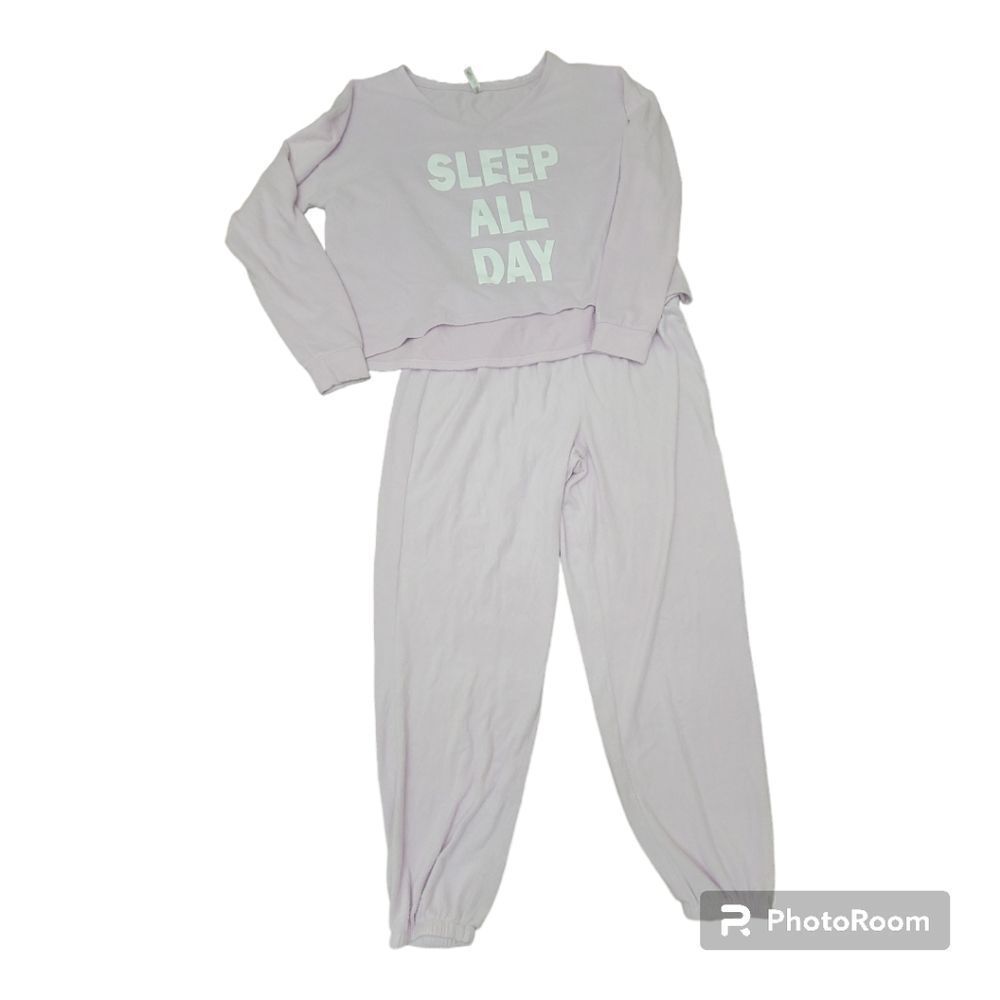 SO Intimate Sleep All Day Ultra Soft Pajama Set Cozy Comfortable Pink Size L